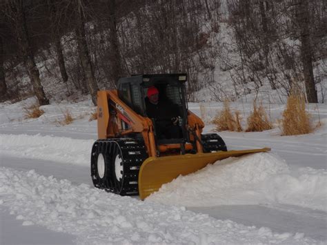 Skid Steer Tracks for Winter and Ice 